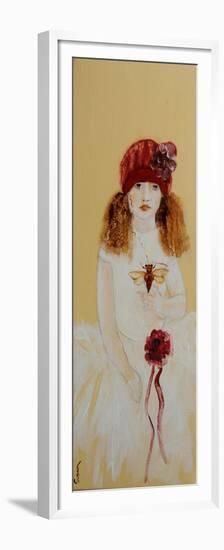 Redhead with Cicada, 2016-Susan Adams-Framed Premium Giclee Print