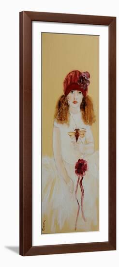 Redhead with Cicada, 2016-Susan Adams-Framed Premium Giclee Print