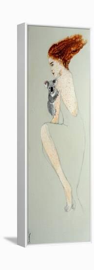 Redhead with Koala, 2016-Susan Adams-Framed Stretched Canvas