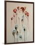 Redhead with Poppies, 2016-Susan Adams-Framed Giclee Print