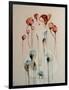 Redhead with Poppies, 2016-Susan Adams-Framed Giclee Print