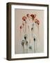 Redhead with Poppies, 2016-Susan Adams-Framed Giclee Print