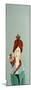 Redhead with Red Panda, 2016-Susan Adams-Mounted Giclee Print