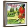 Redlands Best Orange Label - Redlands, CA-Lantern Press-Framed Premium Giclee Print