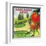 Redlands Best Orange Label - Redlands, CA-Lantern Press-Framed Art Print