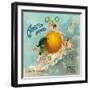 Redlands, California, Angel Brand Citrus Label-Lantern Press-Framed Art Print