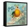 Redlands, California, Angel Brand Citrus Label-Lantern Press-Framed Stretched Canvas