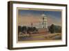 Redlands, California - Mission San Bernardino Asistencia-Lantern Press-Framed Art Print