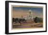 Redlands, California - Mission San Bernardino Asistencia-Lantern Press-Framed Art Print