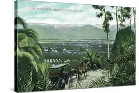 Redlands, California - View from Smiley Heights-Lantern Press-Stretched Canvas