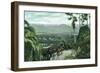 Redlands, California - View from Smiley Heights-Lantern Press-Framed Art Print