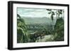 Redlands, California - View from Smiley Heights-Lantern Press-Framed Art Print