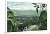 Redlands, California - View from Smiley Heights-Lantern Press-Framed Art Print