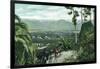 Redlands, California - View from Smiley Heights-Lantern Press-Framed Art Print