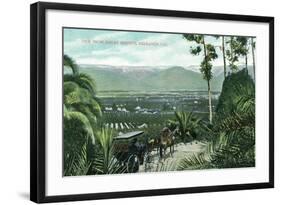 Redlands, California - View from Smiley Heights-Lantern Press-Framed Art Print
