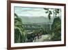 Redlands, California - View from Smiley Heights-Lantern Press-Framed Premium Giclee Print