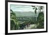 Redlands, California - View from Smiley Heights-Lantern Press-Framed Premium Giclee Print