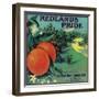 Redlands Pride Orange Label - Redlands, CA-Lantern Press-Framed Art Print