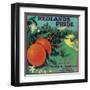 Redlands Pride Orange Label - Redlands, CA-Lantern Press-Framed Art Print