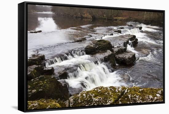 Redmire Force on the River Ure-Mark Sunderland-Framed Stretched Canvas