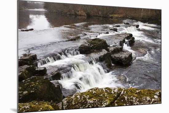 Redmire Force on the River Ure-Mark Sunderland-Mounted Photographic Print