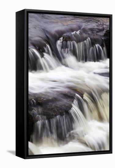 Redmire Force on the River Ure-Mark Sunderland-Framed Stretched Canvas