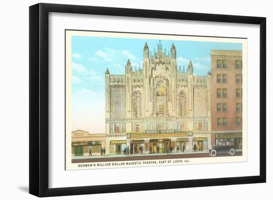 Redmon's Majestic Theatre, East St. Louis, Illinois-null-Framed Art Print