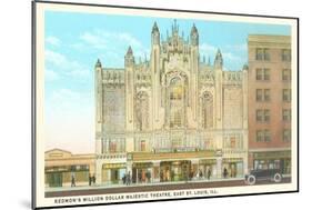 Redmon's Majestic Theatre, East St. Louis, Illinois-null-Mounted Art Print