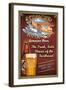 Redmond, Washington - Aviator Beer-Lantern Press-Framed Art Print