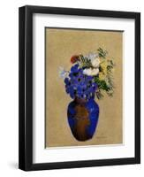 Redon: Vase Of Flowers-Odilon Redon-Framed Giclee Print