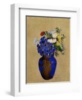 Redon: Vase Of Flowers-Odilon Redon-Framed Giclee Print