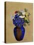 Redon: Vase Of Flowers-Odilon Redon-Stretched Canvas