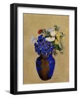 Redon: Vase Of Flowers-Odilon Redon-Framed Giclee Print