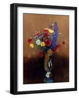 Redon: Wild Flowers, C1912-Odilon Redon-Framed Giclee Print