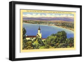 Redondo and Hermosa Beach, California-null-Framed Art Print