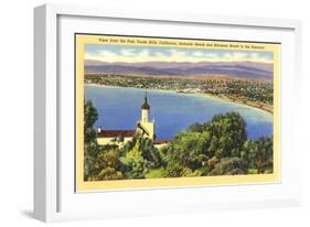 Redondo and Hermosa Beach, California-null-Framed Art Print