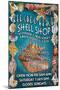 Redondo Beach, California - Shell Shop-Lantern Press-Mounted Art Print