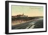 Redondo, California - View of Beach & the Hotel Redondo-Lantern Press-Framed Art Print