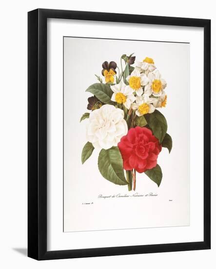 Redoute: Bouquet, 1833-Pierre-Joseph Redouté-Framed Giclee Print