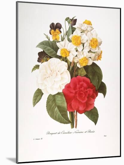 Redoute: Bouquet, 1833-Pierre-Joseph Redouté-Mounted Giclee Print