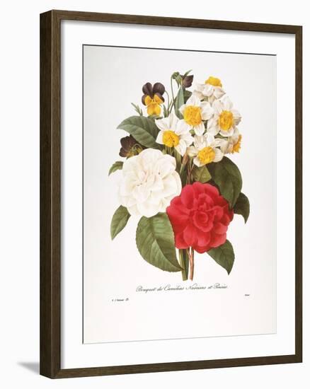 Redoute: Bouquet, 1833-Pierre-Joseph Redouté-Framed Giclee Print