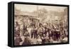 Redruth Fair, 1913-null-Framed Stretched Canvas