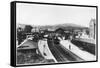 Redruth Station, Cornwall-null-Framed Stretched Canvas