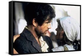 REDS, 1981 directed by WARREN BEATTY Warren Beatty and Diane Keaton (photo)-null-Framed Stretched Canvas