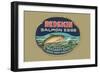 Redskin Salmon Eggs-null-Framed Art Print