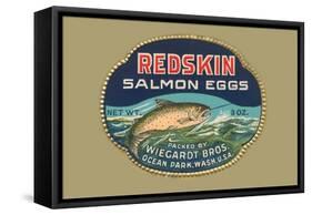 Redskin Salmon Eggs-null-Framed Stretched Canvas