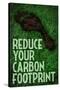 Reduce Your Carbon Footprint Motivational Poster-null-Stretched Canvas