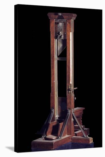 Reduced Model of a Guillotine (Wood and Metal)-null-Stretched Canvas