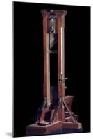 Reduced Model of a Guillotine (Wood and Metal)-null-Mounted Photographic Print