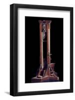 Reduced Model of a Guillotine (Wood and Metal)-null-Framed Photographic Print